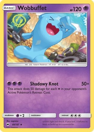 Wobbuffet (49)/147 Uncommon Reverse Holofoil