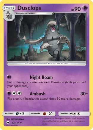 Dusclops (52)/147 Uncommon