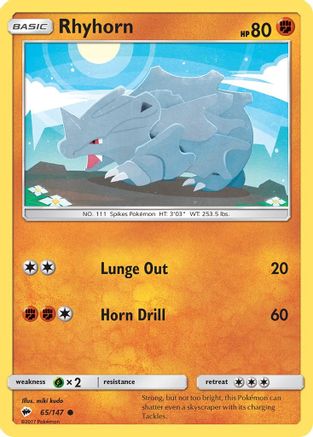 Rhyhorn (65)/147 Common