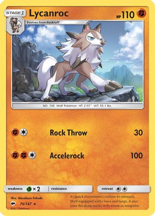 Lycanroc (76) (76)/147 Rare