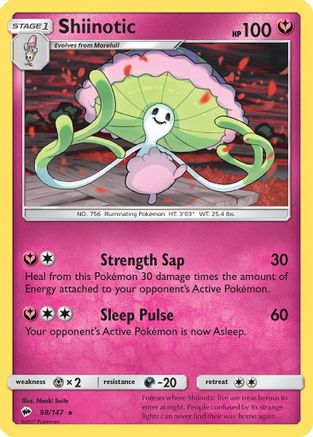 Shiinotic (98)/147 Rare Reverse Holofoil