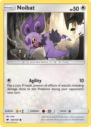 Noibat (109)/147 Common Reverse Holofoil