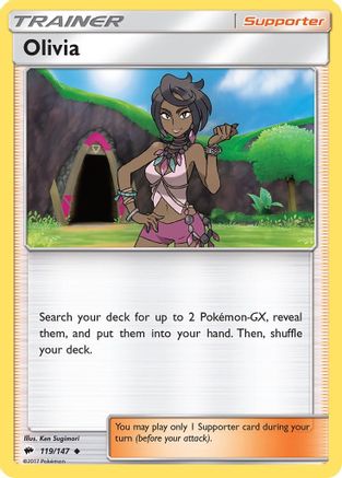 Olivia (119)/147 Uncommon Reverse Holofoil