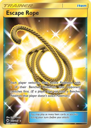 Escape Rope (Secret) (163)/147 Secret Rare Holofoil