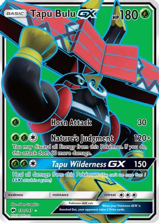 Tapu Bulu GX (Full Art) (130)/147 Ultra Rare Holofoil