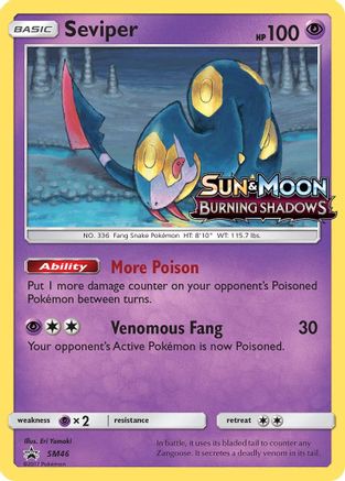 Seviper - SM46 (Prerelease) (SM46)/248 Promo Holofoil