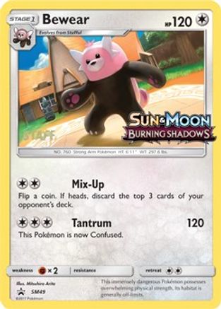 Bewear - SM49 (Prerelease) [Staff] (SM49) Promo Holofoil