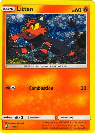 Litten - SM02 (General Mills Promo) (SM02) Promo Holofoil
