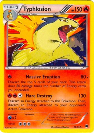 Typhlosion - 20/162 (Cosmos Holo) (20) Promo Holofoil