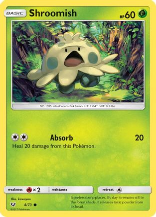 Shroomish (4)/73 Common Reverse Holofoil