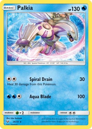 Palkia (24)/73 Holo Rare Reverse Holofoil
