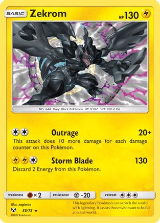 Zekrom (35)/73 Holo Rare Holofoil