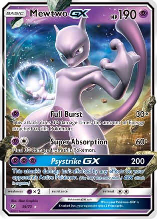 Mewtwo GX (39)/73 Ultra Rare Holofoil
