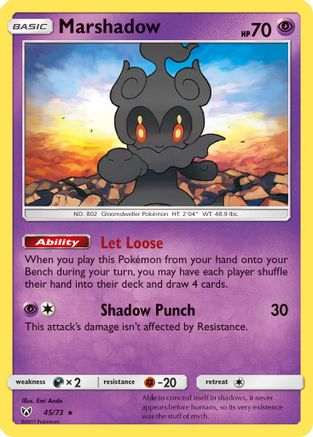 Marshadow (45)/73 Holo Rare Holofoil