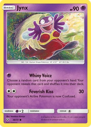Jynx (38)/73 Common Reverse Holofoil