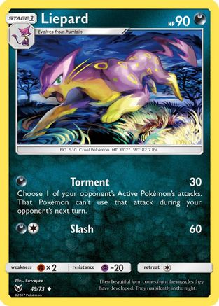 Liepard (49)/73 Uncommon Reverse Holofoil