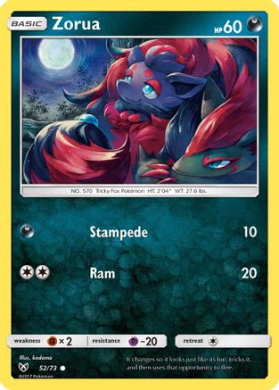 Zorua (52)/73 Common