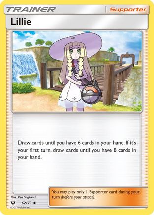 Lillie (62)/73 Uncommon Reverse Holofoil