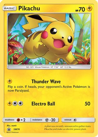Pikachu - SM76 (SM76)/248 Promo Holofoil