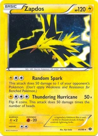 Zapdos - 41/99 (Next Destinies) (41) Promo Holofoil