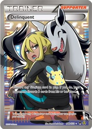 Delinquent - 98b/122 (Full Art) (98b)/122 Promo Holofoil