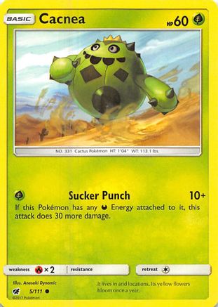 Cacnea (5)/111 Common Reverse Holofoil