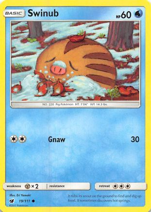 Swinub (19)/111 Common Reverse Holofoil