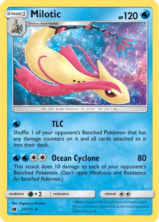 Milotic (27)/111 Holo Rare Reverse Holofoil