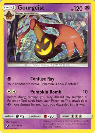 Gourgeist (45)/111 Rare Reverse Holofoil