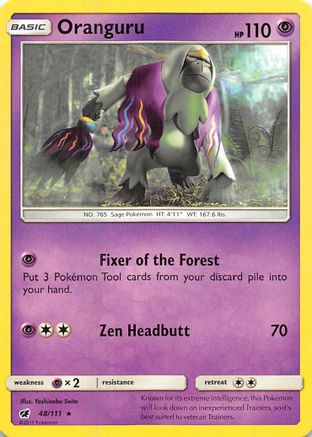 Oranguru (48)/111 Rare Reverse Holofoil