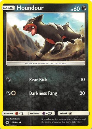 Houndour (58)/111 Common Reverse Holofoil