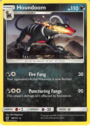 Houndoom (59)/111 Rare Reverse Holofoil