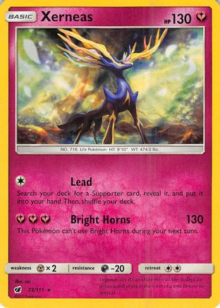 Xerneas (73)/111 Holo Rare Holofoil