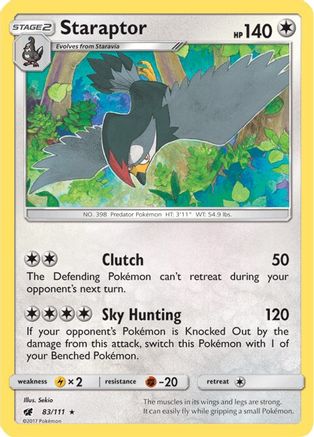 Staraptor (83)/111 Rare