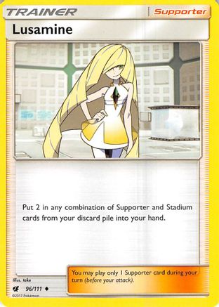 Lusamine (96)/111 Uncommon Reverse Holofoil
