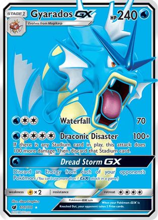 Gyarados GX (Full Art) (101)/111 Ultra Rare Holofoil