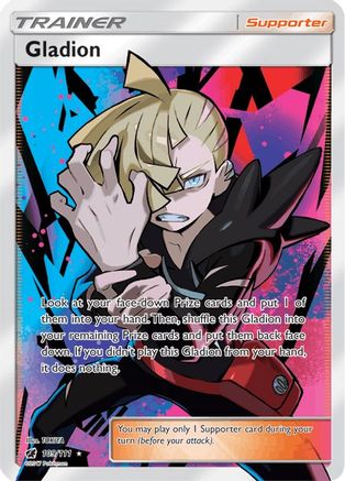 Gladion (Full Art) (109)/111 Ultra Rare Holofoil