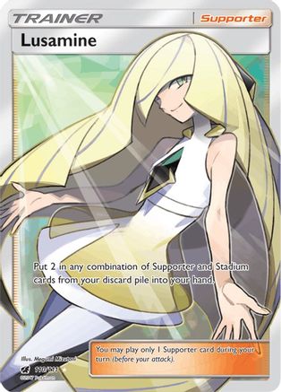 Lusamine (Full Art) (110)/111 Ultra Rare Holofoil