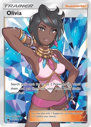 Olivia (Full Art) (111)/111 Ultra Rare Holofoil