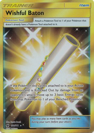 Wishful Baton (Secret) (121)/111 Secret Rare Holofoil