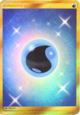 Water Energy (Secret) (124)/111 Secret Rare Holofoil