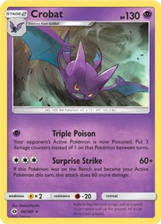 Crobat - 56/149 (Prerelease Kit Exclusive) (56) Rare