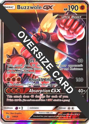 Buzzwole GX - SM69 (SM Black Star Promos) Promo Holofoil