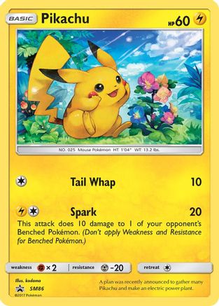 Pikachu - SM86 (SM86)/248 Promo Holofoil
