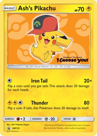 Ash's Pikachu - SM110 (SM110)/248 Promo