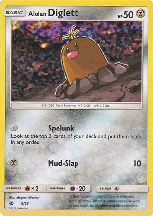 Alolan Diglett - 9/12 (9)/12 Promo Holofoil