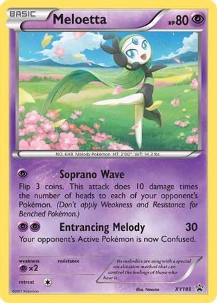 Meloetta - XY193/211 Promo Holofoil