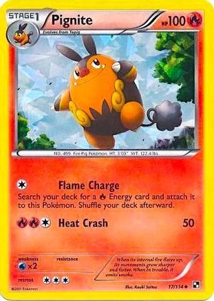 Pignite - 17/114 (Cracked Ice Holo) (17) Promo Holofoil