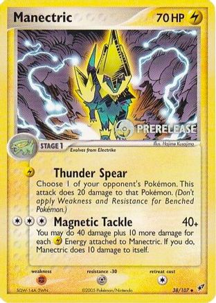 Manectric - 38/107 (Prerelease) (38) Promo