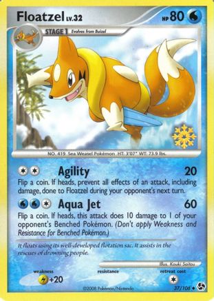 Floatzel - 37/106 Promo